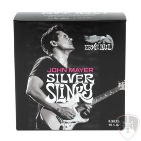  Ernie Ball 3817 John Mayer Signature Silver Slinky 6 db húrkészlet 10,5-47