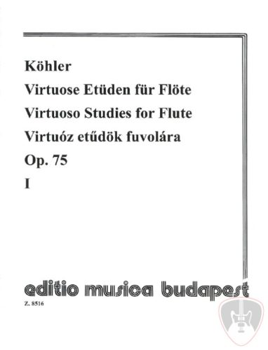 Köhler, Ernesto: Virtuóz etűdök fuvolára 1