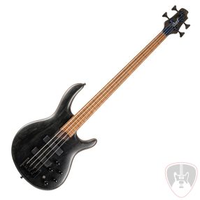   CORT ELEKTROMOS BASSZUSGITÁR, FRETLESS, BARTOLINI PREAMP, FEKETE  Co-B4-Element-FL-OPTB