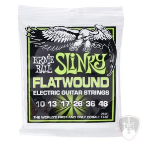 Ernie Ball 2591 Flatwound Regular Slinky 10-46