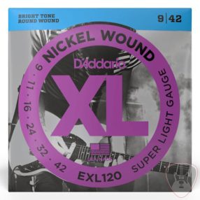 D'addario EXL120 Nickel 09-42 Super Light