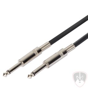   EICJJ-6BK - Aszimmetrikus hangszerkábel: 6.3mm Jack MONO - 6.3mm Jack MONO / 6m