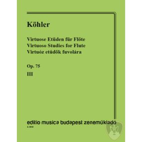 Köhler, Ernesto: Virtuóz etűdök fuvolára 3