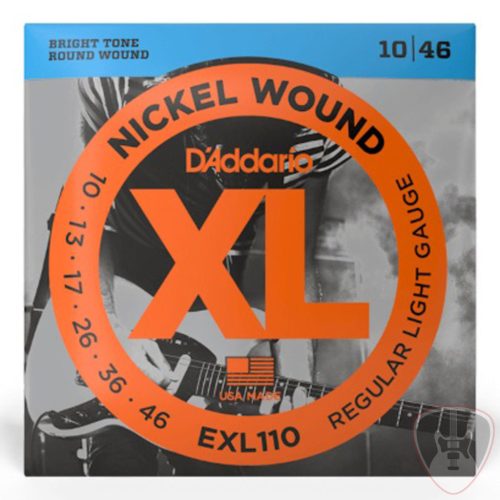 D'Addario EPS540 ProSteels elektromos gitárhúr, Heavy Bottom 10-52