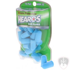 HEAROS Xtreme Protection Ear Plugs Blue NRR 33dB 14 Pairs