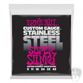   Ernie Ball 2248 Stainless Steel Super Slinky 9-42 húrkészlet