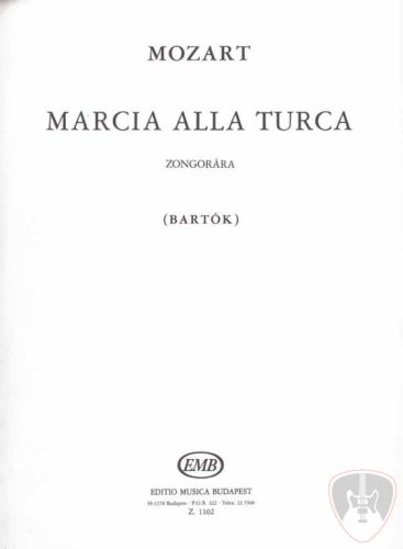 Mozart, Wolfgang Amadeus: Marcia alla Turca