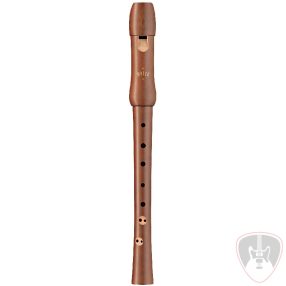    Moeck School barokk szoprán furulya, pácolt körtefa, dupla lyukas - 1213