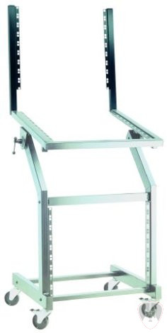 König & Meyer 42021 bővítő elem a 42020 rack kocsihoz, 9 U, fekete