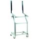 König & Meyer 42021 bővítő elem a 42020 rack kocsihoz, 9 U, fekete