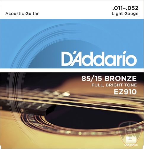 D'Addario EZ910 85/15 Bronze, 011-052
