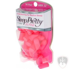 HEAROS Sleep Pretty in Pink Ear Plugs NRR 32dB 14 Pairs
