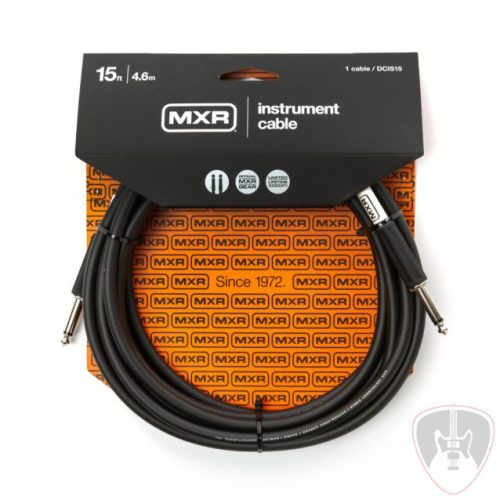 Dunlop DCIS15 MXR STANDARD egyenes-egyenes hangszerkábel, 4.6m