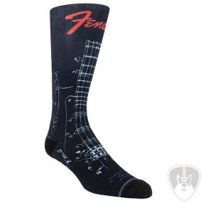 PERRI'S LEATHERS Fender Dye Sublimated Crew Socks