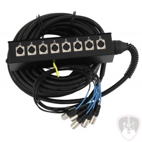   SGBX10-0008 - 8 bemenetes, 15 méteres professzionális csoportkábel