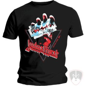 Judas Priest Ing British Steel Hand Triangle Unisex Black XL