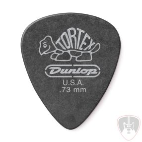    Dunlop 488R073 TORTEX PICH BLACK STANDARD pengető 0,73mm 0,73mm vastagságú