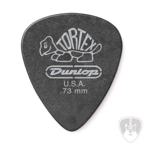  Dunlop 488R073 TORTEX PICH BLACK STANDARD pengető 0,73mm 0,73mm vastagságú