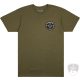 Fender Strat 70th Badge Tee, Olive
