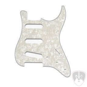   SP-PLW - 3 Rétegű koptató lap gyöngyház fehér színben Strato stílusú gitárhoz
