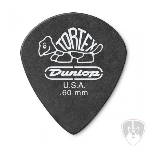 Dunlop 482R060 TORTEX PICH BLACK JAZZ pengető 0,60mm 