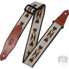 Levys MSSN80-TAN Textil gitár heveder Arrow