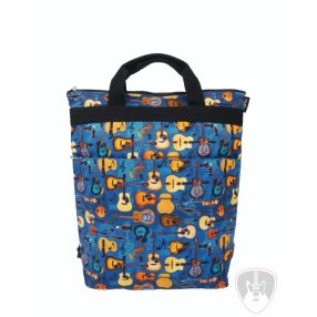   Kék színű hátizsák ''Be Chic'' : Guitars & Me