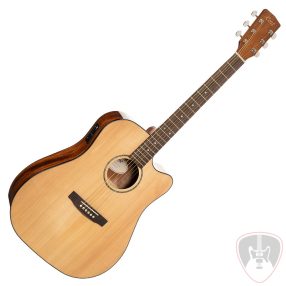   CORT AKUSZTIKUS GITÁR ELEKTRONIKÁVAL, CUTAWAY, FÉNYES NATÚR  Co-Earth60CE-NAT