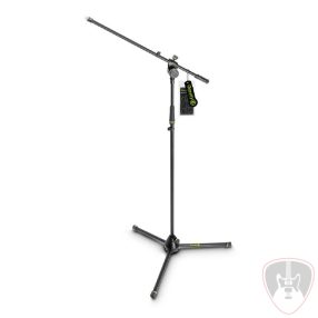   Gravity MS 4321 B mikrofonállvány, 2 ponton állítható szimpla gémmel, fekete