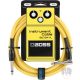 Boss BIC-10A-YL hangszerkábel, pipa/egyenes Jack-Jack, 3 méter, sárga