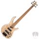 Cort elektromos basszusgitár, 5 húros, Bartolini Preamp, natúr  Co-B5-Element-OPN