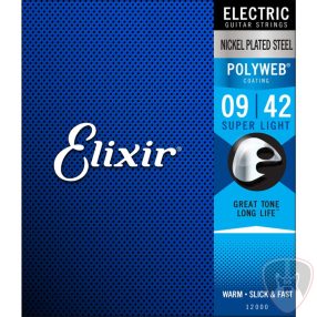   Elixir PolyWeb (12000) 9-42 Super Light elektromos húrkészlet