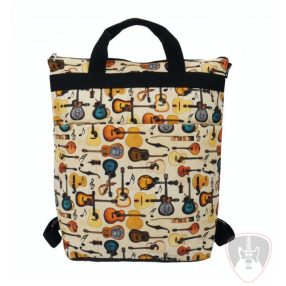   Krém színű hátizsák ''Be Chic'' : Guitars & Me