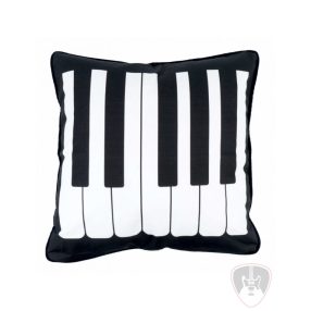 Zongorabillentyű mintás párnahuzat