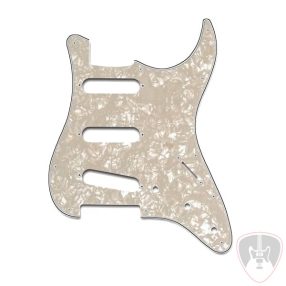   3 Rétegű koptató lap gyöngyház elefántcsont színben Strato stílusú gitárhoz