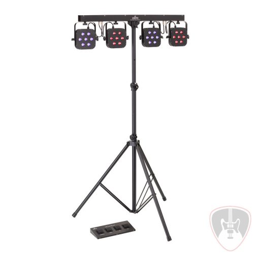 Soundsation 4LEDKIT-DJ - 7x3W Tricolor LED-es 4-PAR világítás szett