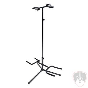   SOUNDSATION SGS-210 - Univerzális dulpa gitárállvány, magasságállítással és biztonsági gumipánttal a nyakon