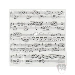 Fehér, kotta mintás szalvéta (20 db/csomag)