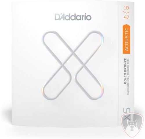 D'Addario XS 80/20 Bronze 10-47 Extra Light akusztikus gitár húr szett