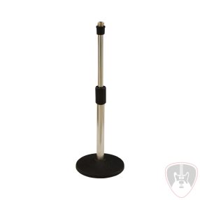 LK-935W Egyenes mikrofonállvány, kőrtalpas, alacsony