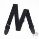 Dunlop D07-01 Poly Textil gitár heveder Black