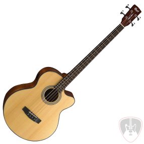   Cort akusztikus basszusgitár tokkal, Fishman elektronikával, matt natúr  Co-SJB5F-NS with bag