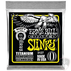 Ernie Ball 3127 Titanium RPS Coated Super Slinky 11-54