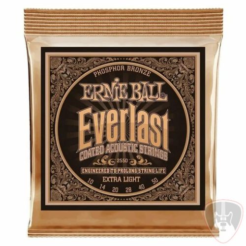 Ernie Ball 2550 Everlast Coated Phosphor Bronze 10-50 húrkészlet