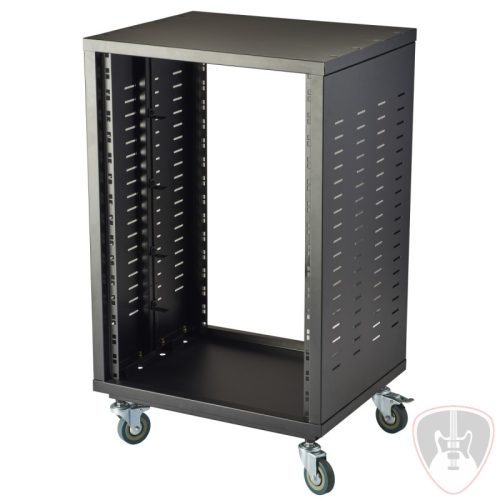 SRACK-100 16UW - 16 tároló egységes rack szekrény kerekekkel felszerelve
