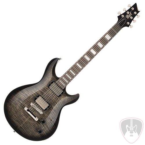 CORT ELEKTROMOS GITÁR, ÁTTETSZŐ FEKETE BURST  Co-M600-TBB