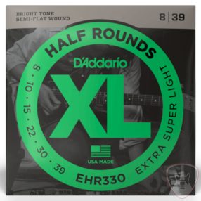 D'addario EHR330 Half Round 08-38 Super Light