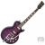 Vintage V100PLB les paul elektromos gitár, égetett lila színben