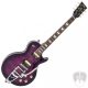 Vintage V100PLB les paul elektromos gitár, égetett lila színben