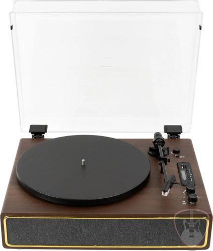 Latone Retro Record Player with Dust Cover Brown Lemezjátszó 